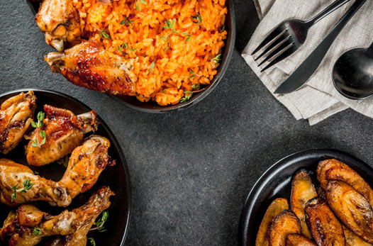 Assorted range of Nigerian Delicacies